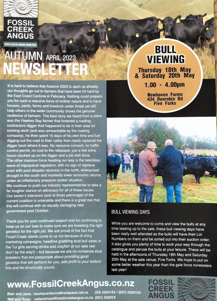 Cover photo of Autumn 2023 Newsletter FCA